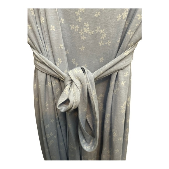 PJ salvage flower print Self Tie Robe - Picture 12 of 16